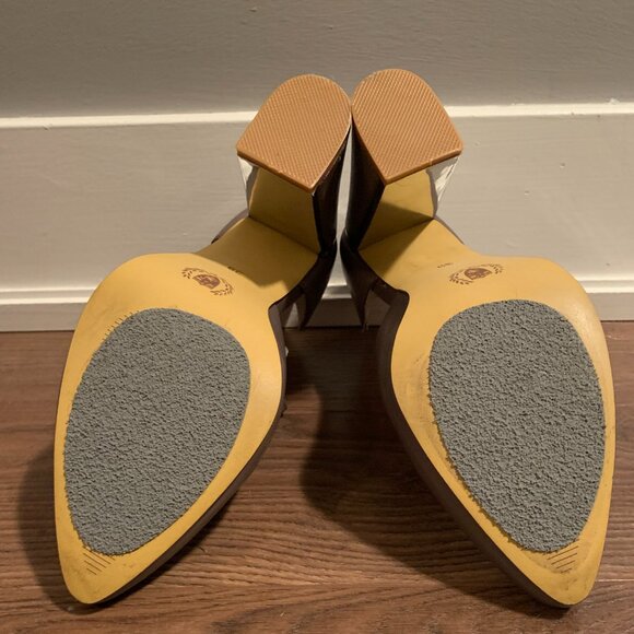 Mi Piaci Leather Ankle Boots, Gray, Size 39, Worn Once - Picture 7 of 8